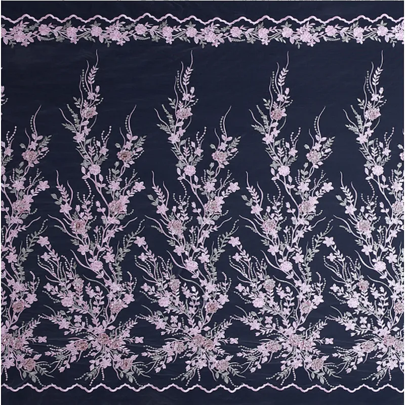 Latest Tulle Lace Fabric 2018 India Lace Fabric For Dress African Mesh Lace Embroidery Fabric