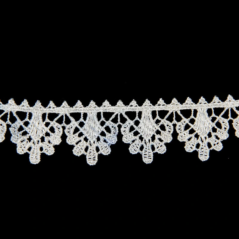 3cm Successive Plants Pattern Clothes Ornamental Polyester Lace