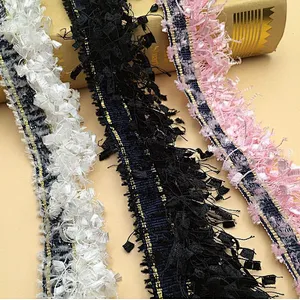 New fashion fancy lady ribbon tape different colors lace trim fancy tapes ribbon