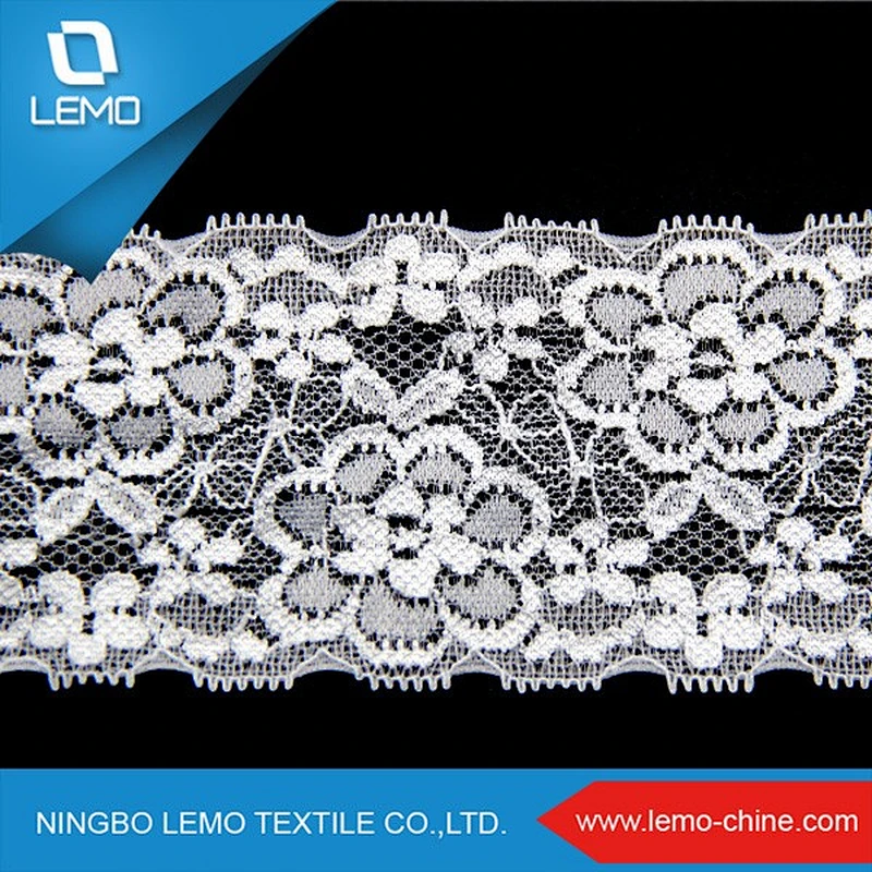 Renown White Tulle Beaded Lace Fabric Wholesale for Asian Marekt
