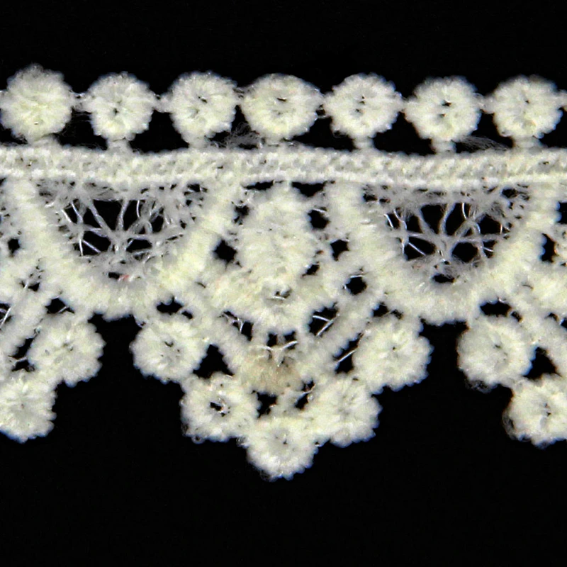 3.5cm Strong sense of hierarchy Flowers Clothing Cotton Lace