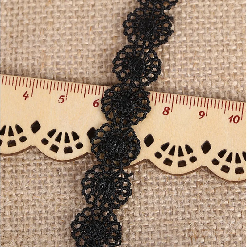 different size african embroidery  polyester  lace trim