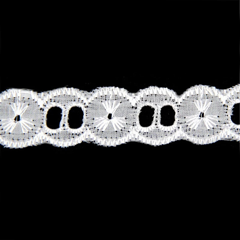 2CM 2018 New Lace Embroidery TC Polyester Cotton Lace for Decoration