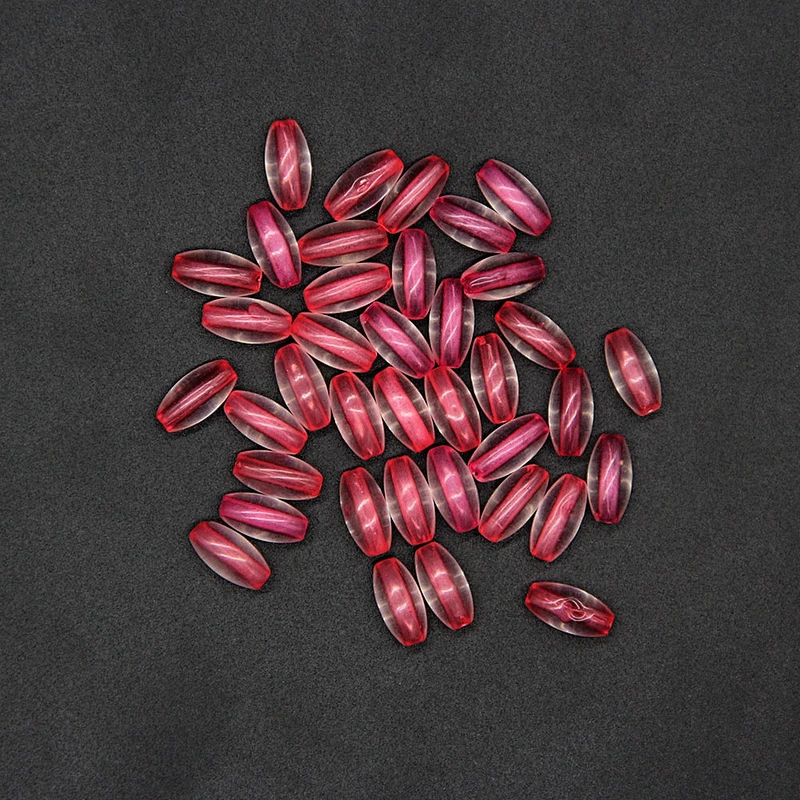 Spindle Body 12mm Pink Dyeing New Fashion ABS Plastic Beads