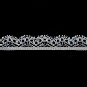 1.4cm  White Nylon Stocking Sexy Tube Top Floral Lace Ribbon