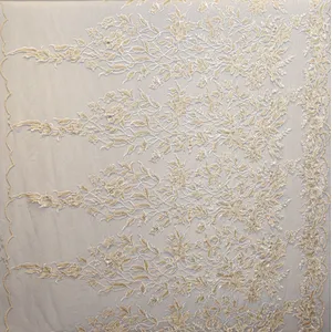 african mesh dress polyester plain lace embroidery fabric