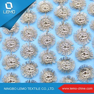 2018 Wholesale Guangzhou African Polyester Lace Embroidery Fabric