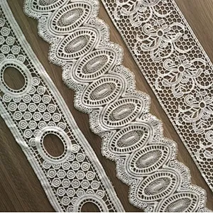 hot sale french chemical lace polyester nylon lace trim wholesale for bridal lace trim different width
