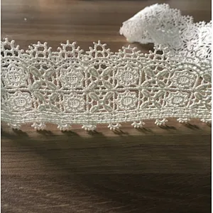 french wholesale Bilateral 5CM polyester chemical embroidery lace designs