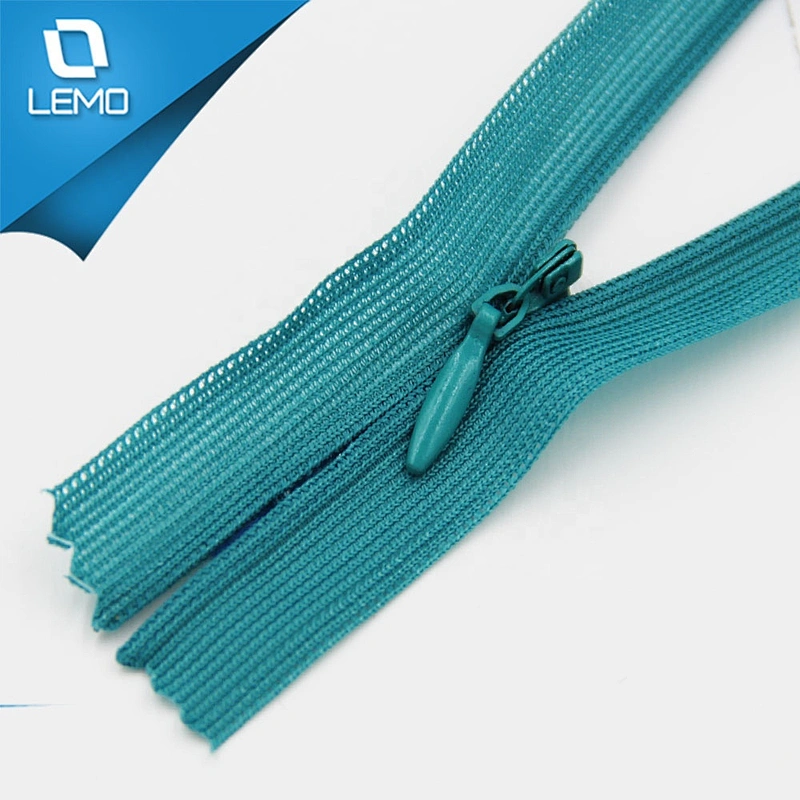 Industrial Quality Invisible Concealed Zips Lovely Colours