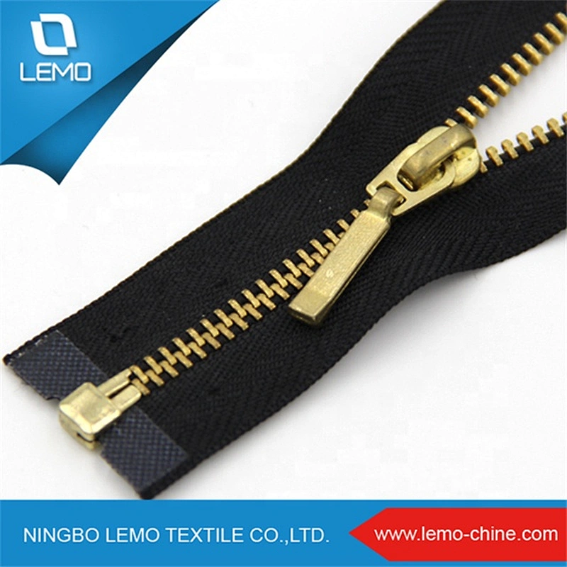 zipper manufacturer 5# metal brass zipper jeans zipper
