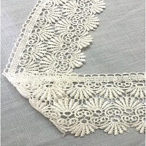 100% polyester african lace fabric embroidery chemical lace trim with high quality