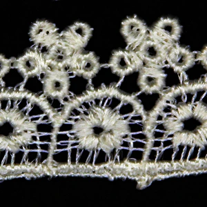 Embroidery Assorted Flowers Patterns Knitting Clothing 2.5cm Polyester Lace