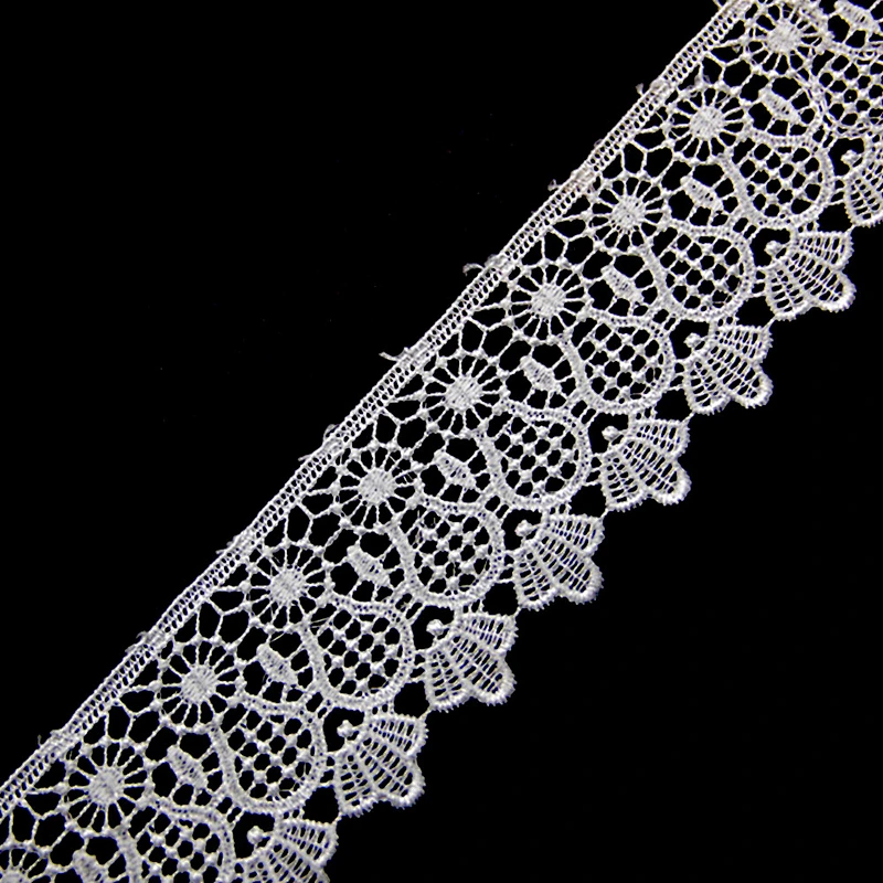 6.7CM  Water Soluble Embroidery Polyester Lace Trim