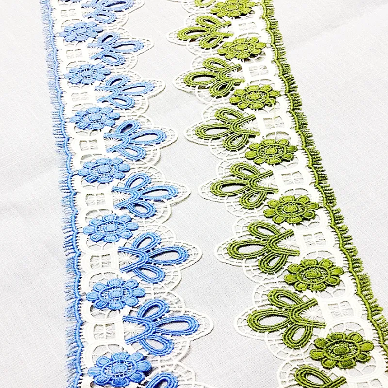 african high quality new design popular bridal embroidery chemical lace for dress