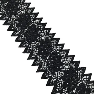 fashion african design chemical embroidery lace for  bridal dress