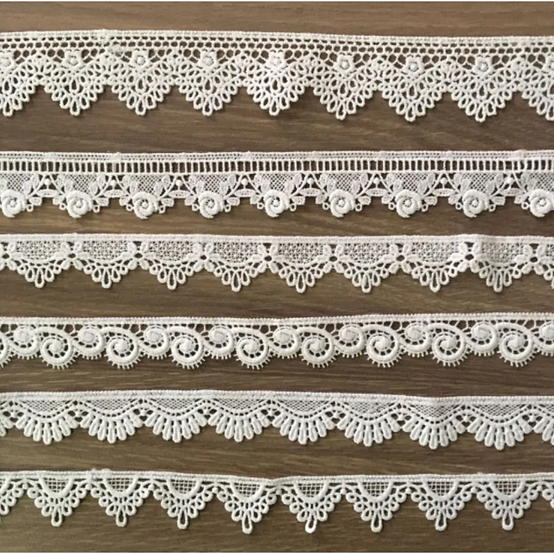 2cm african more designs embroidery  polyester lace trim for textile