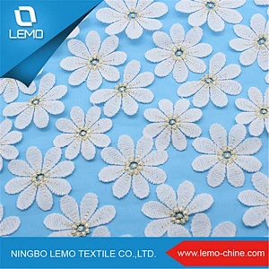 Wholesale Bridal Sunflower Lace Trimming Fabric