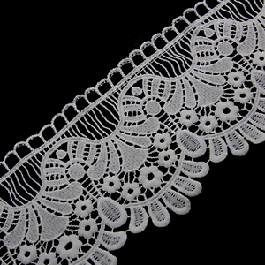 13.5cm Environmental Recycled Polyester Lace for Wedding Dress