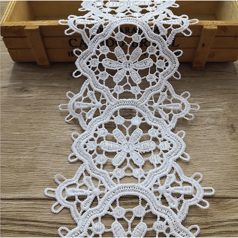 5.5cm Embroidered Guipure Lace Trim