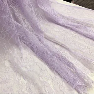 2019 New Style Tulle Embroidered Nylon Lace Fabric