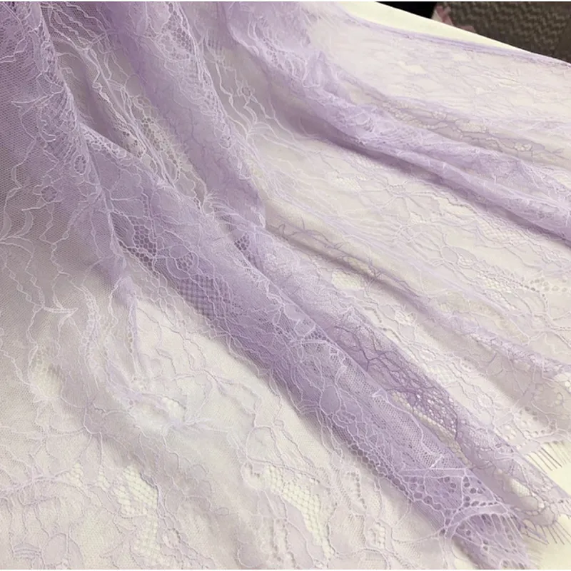 2019 New Style Tulle Embroidered Nylon Lace Fabric