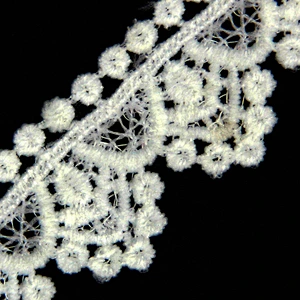 3.5cm Strong sense of hierarchy Flowers Clothing Cotton Lace