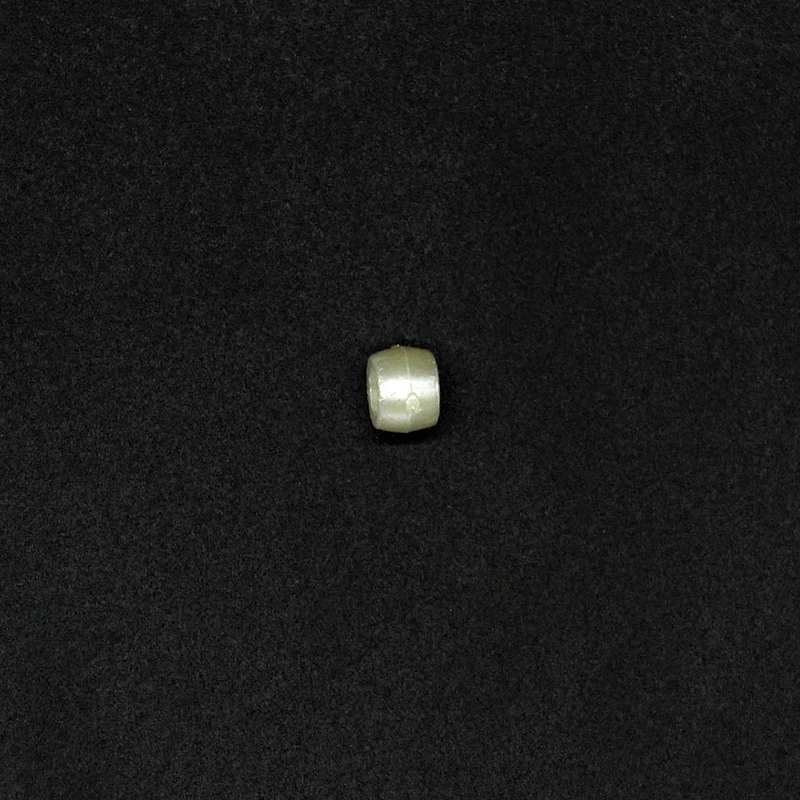 Silvery Round with One Hole 5mm Plastic Pearl Beads