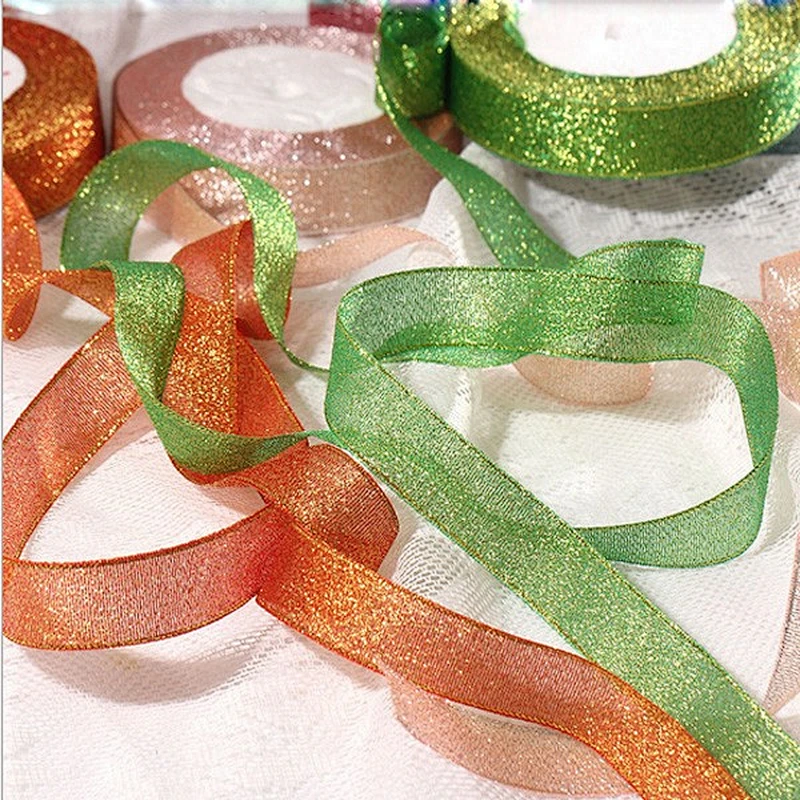 Celetrate Christmas Gold Ribbon Wholesales