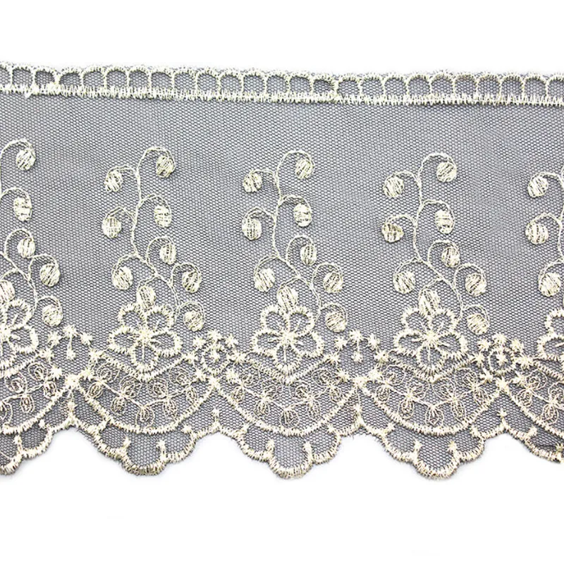 12cm net chemical lace fabric for wedding dress