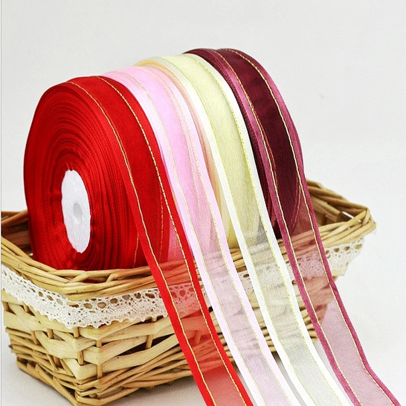 Italian 100% Pure Hand Dyed Silk Ribbon