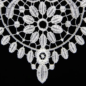 17.5cm Vigorous Elegant Flower Patterns with Decoration Polyester Collar Lace