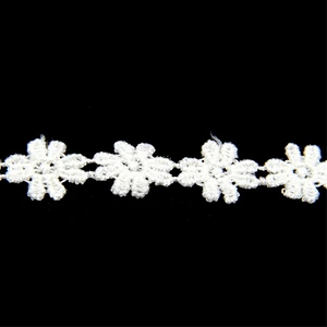 3CM Water Soluble Cotton Embroidery Lace Trim Saree Border Lace