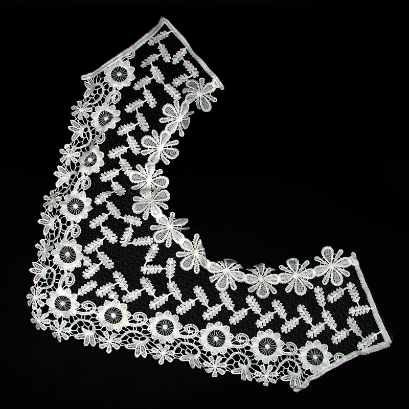 19.5cm Gentle and Beautiful Assorted Flower Patterns Decoration Cotton Lace