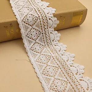 high quality chinese factory wholesale french chemical cotton lace for garment accessories dress
