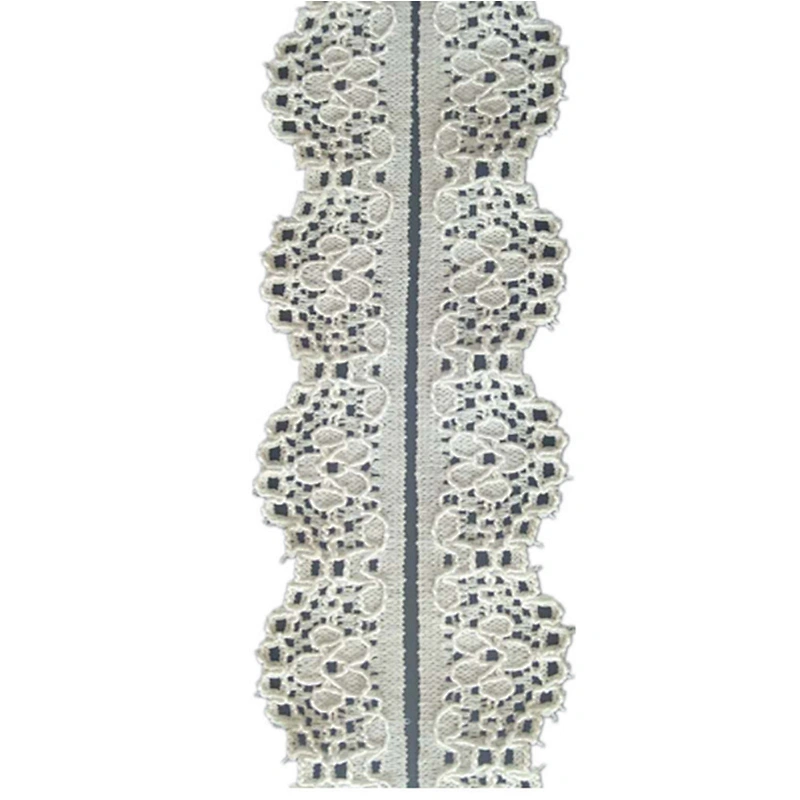 1.6CM Elastic Scallop Spandex Nylon  Lace Trim