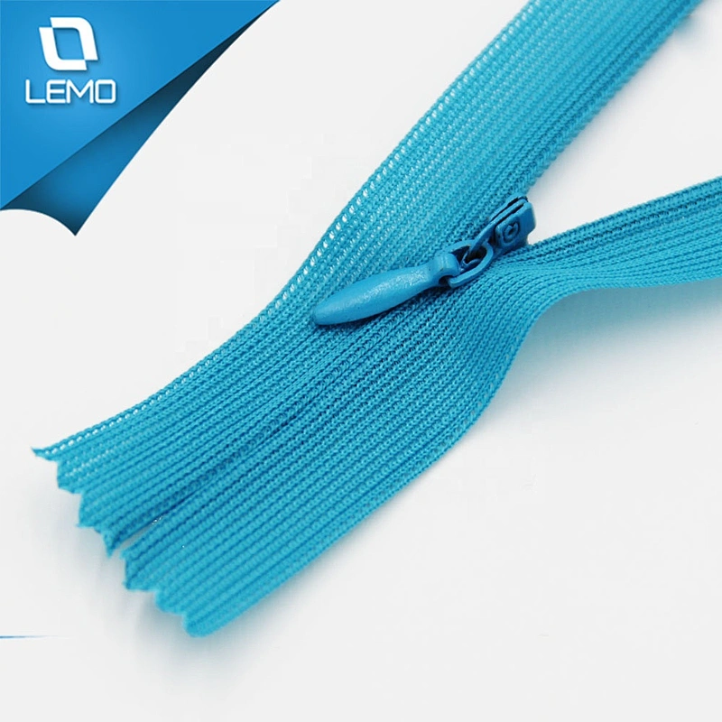 Industrial Quality Invisible Concealed Zips Lovely Colours