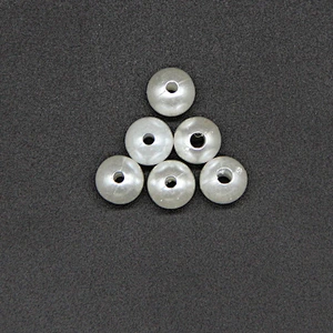 Smoothy Silvery Spherical 8mm High Quality ABS Pearl Beads