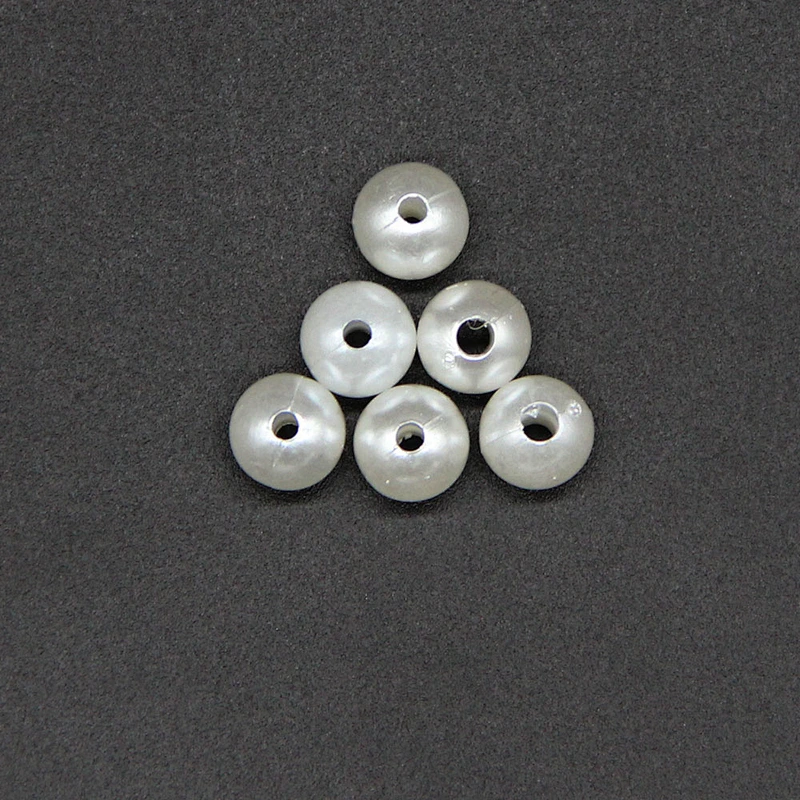 Smoothy Silvery Spherical 8mm High Quality ABS Pearl Beads