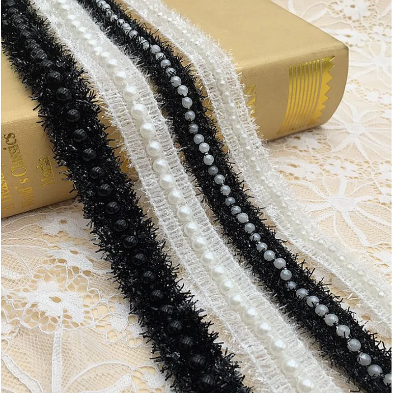 african 2CM mixed color woven ribbon lace