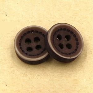 4holes small size water proof Wood Button for Coat