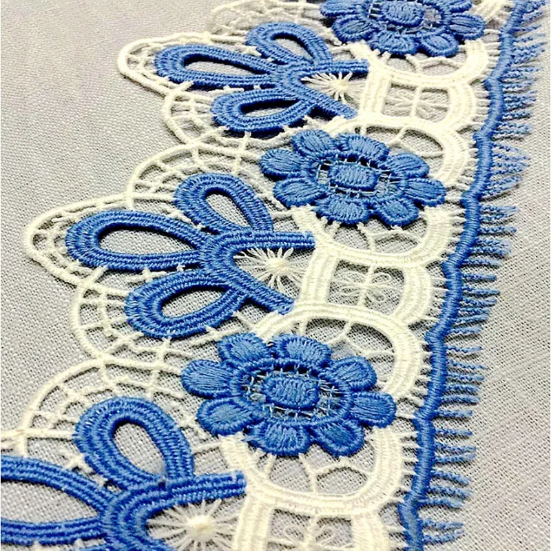 african high quality new design popular bridal embroidery chemical lace for dress