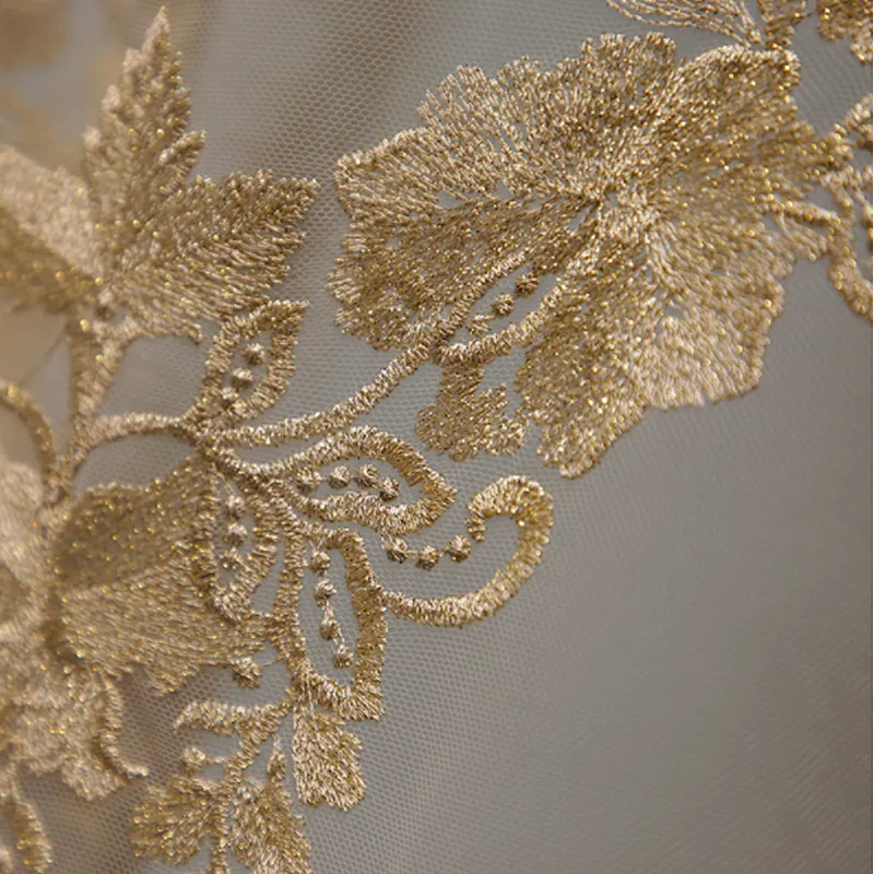 3D flower embroidery mesh african lace fabric nigerian lace fabric 2019 for bride wedding dress