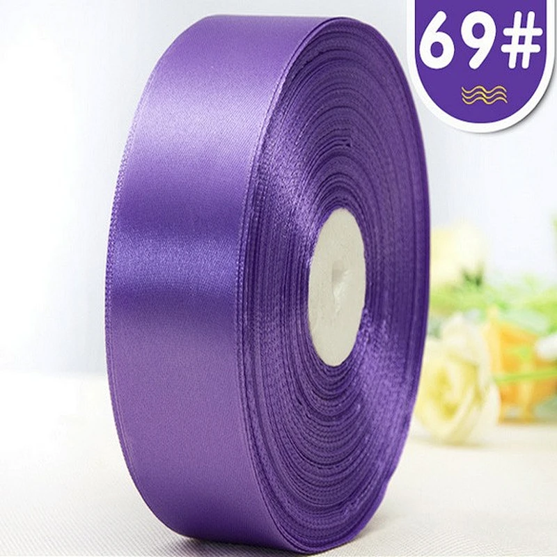 lemo High Quality Customised Colorful Wholesales Satin Ribbon