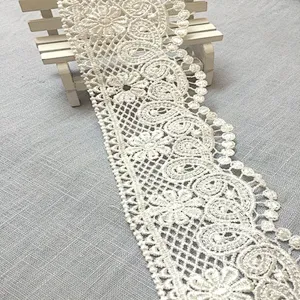 african lace fabric embroidery polyester lace  trim design chemical lace