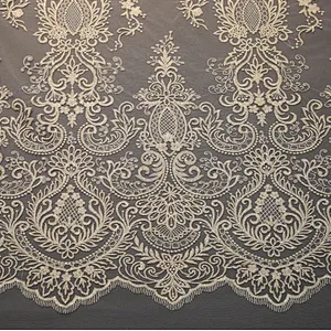african in season flower embroidery mesh tulle lace fabric