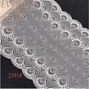 Black&white french eyelash floral lemo lace