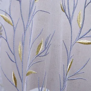 China wholesale african embroidery mesh lace fabrics 5 yard