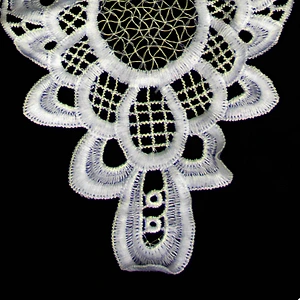 20cm Assorted Leaf Patterns decoration Milk Yarn Collar Lace