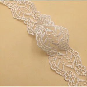 2019 china high quality100%  cotton net lace
